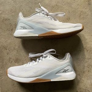 New (with box) Woman’s White Reebok Nano XL size 9